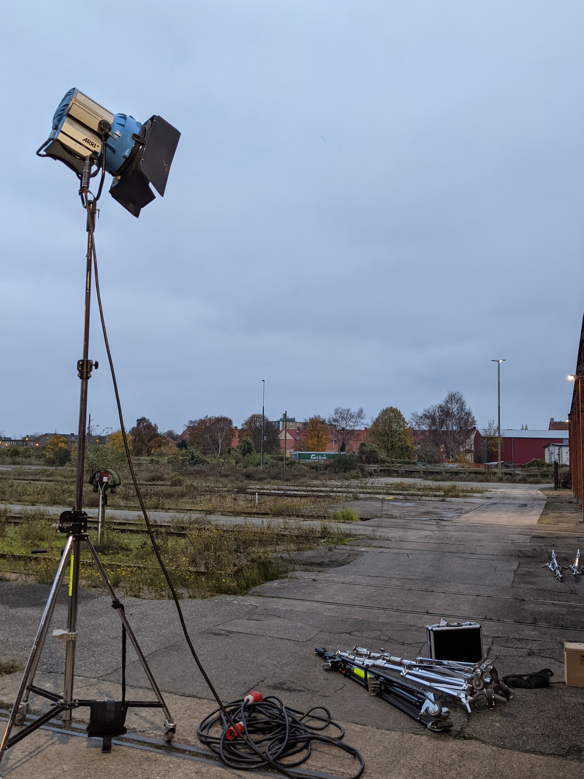 Behind the scenes setup